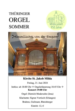 Orgelsommer Milda