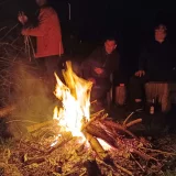 Osterfeuer in Burgau  Privat